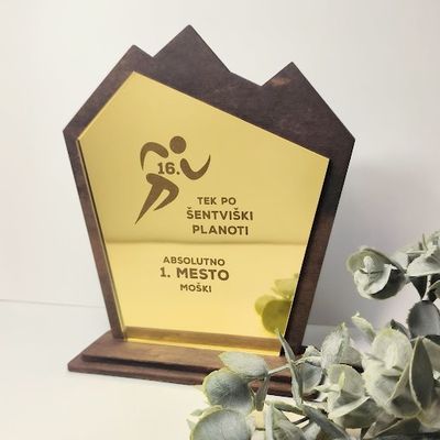 Lesene medalje in pokali