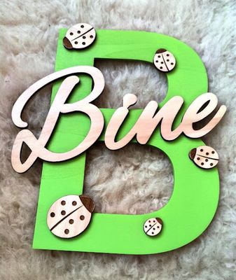 Imena za na vrata (lesene črke)