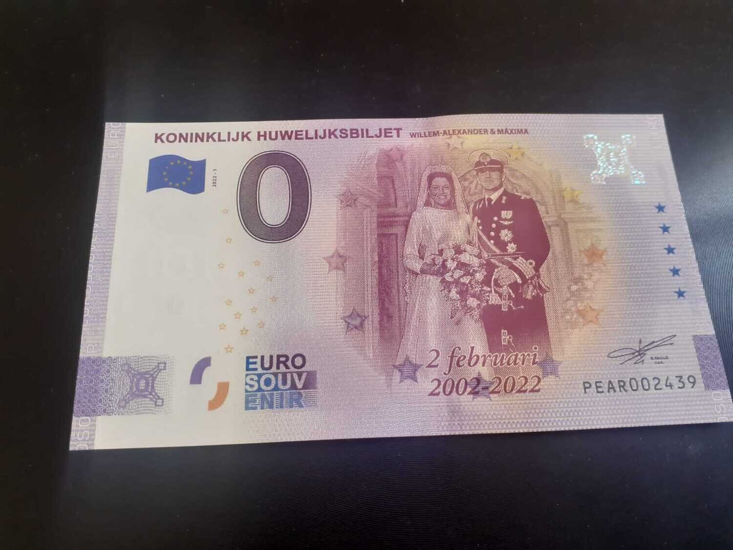 KONINKLIJK HUWELIJKSBILJET