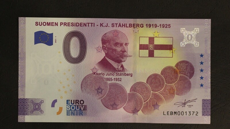 SUOMEN PRESIDENTTI - K.J. STÅHLBERG 1919-1925