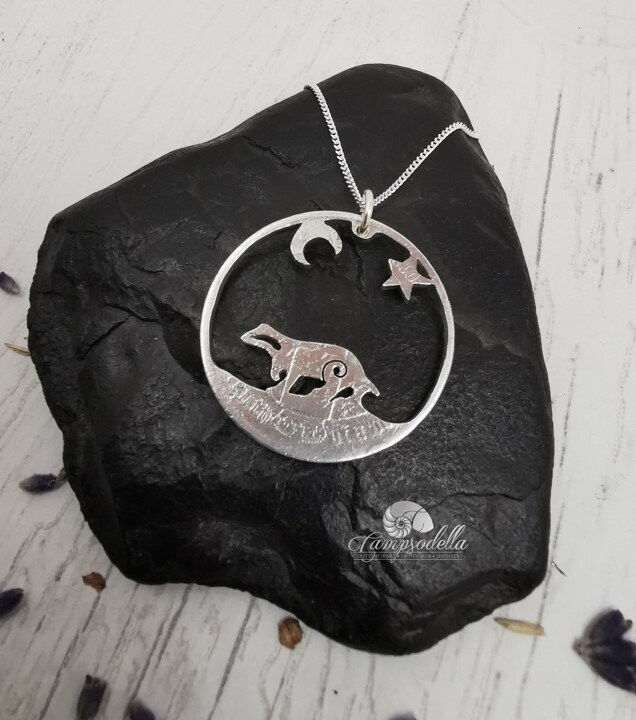 Silver Badger pendant - Florin 925