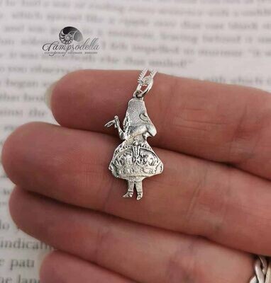 Alice silver pendant- Shilling 925