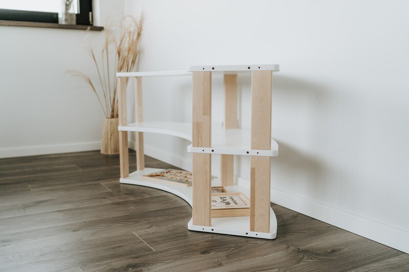 Modular Montessori shelf LENKTA