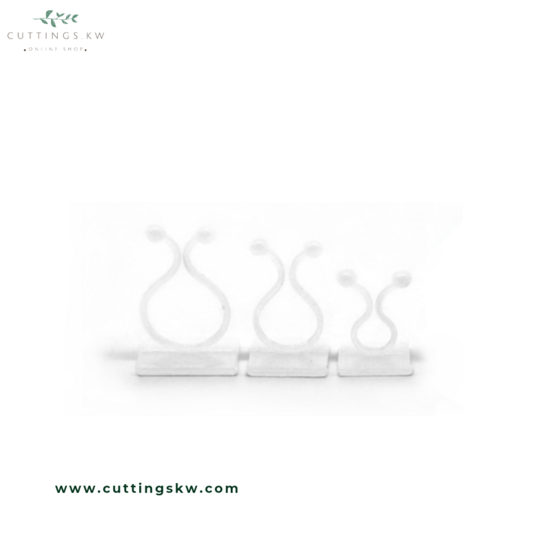 Vine Wall Clip - White