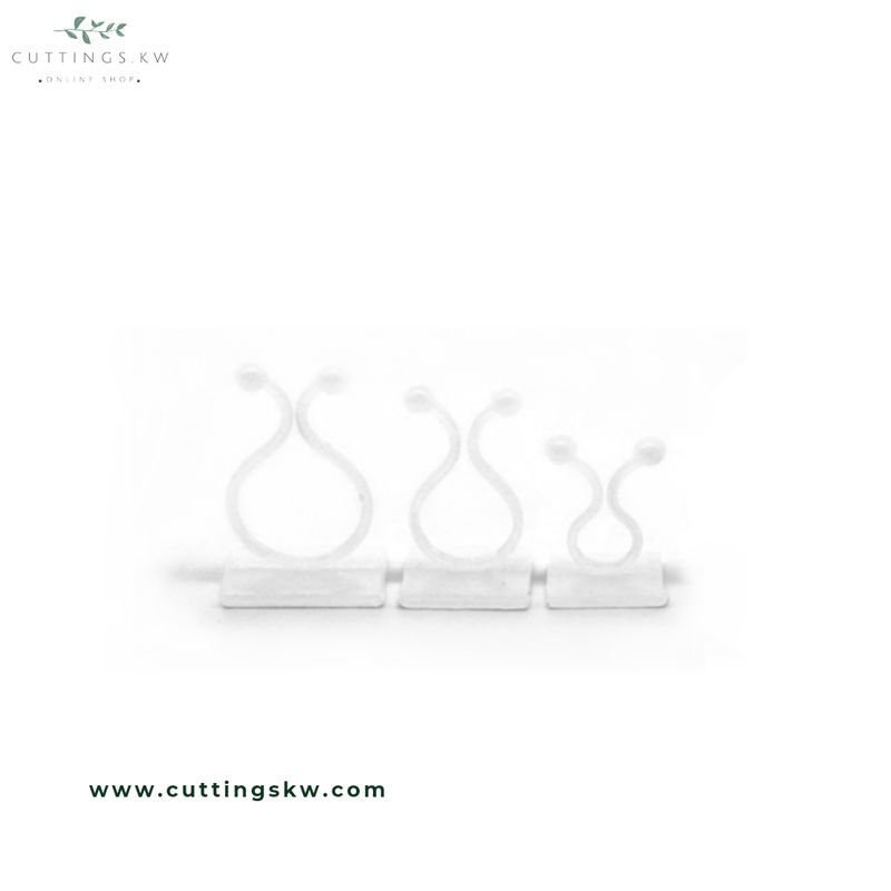 Vine Wall Clip - White