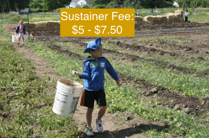 Compost - Sustainer fee sliding scale
