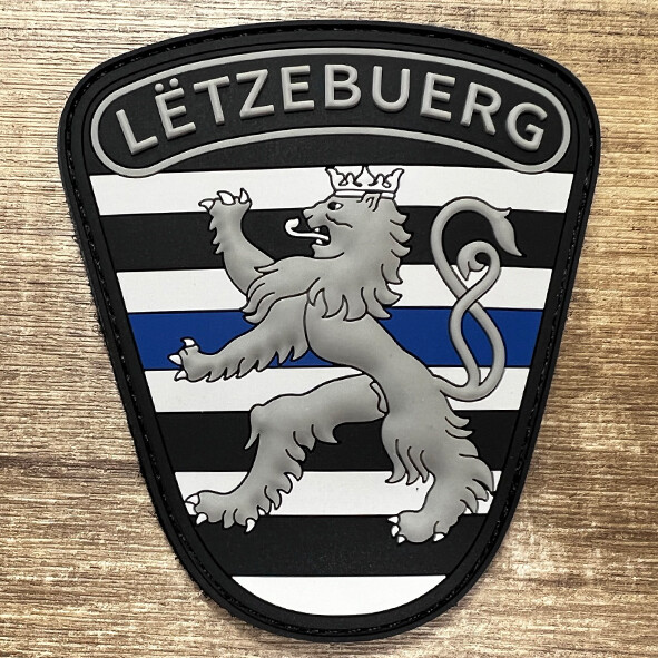 Badge PVC 3D Roude Leiw Blue thin Line