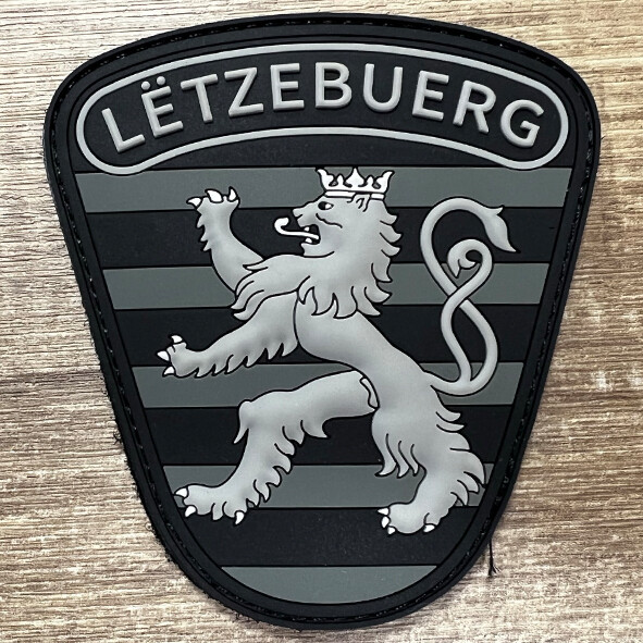 Badge PVC 3D Roude Leiw Grey