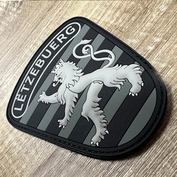 Badge PVC 3D Roude Leiw Grey