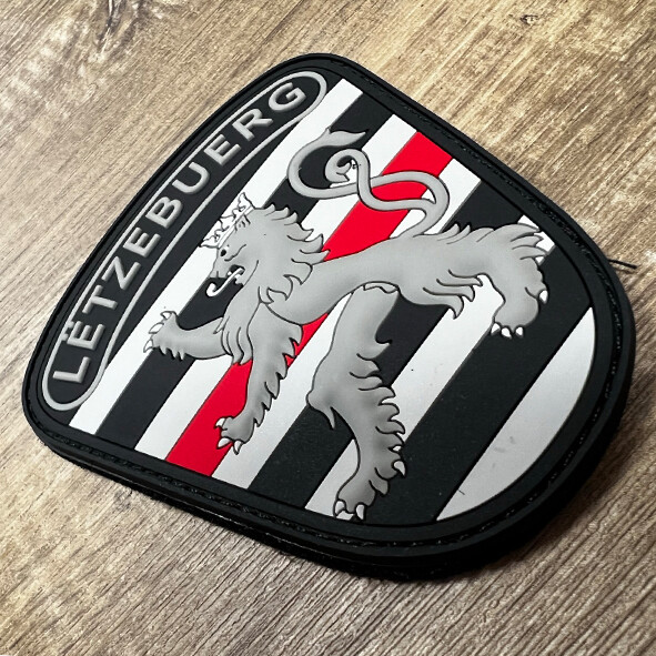 Badge PVC 3D Roude Leiw Red thin Line