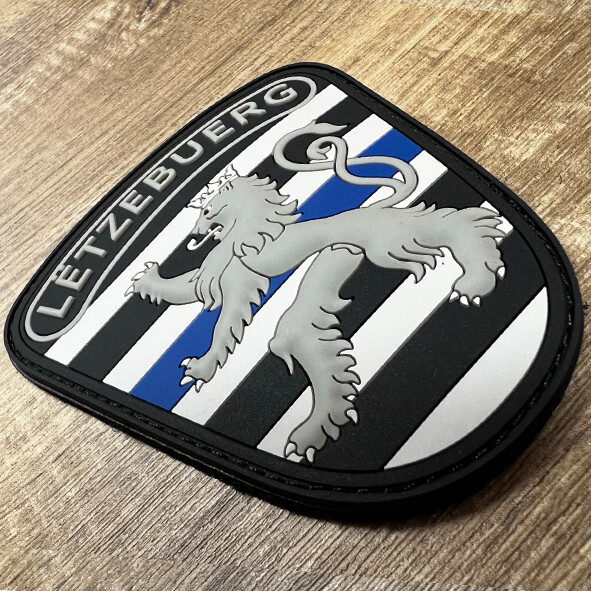 Badge PVC 3D Roude Leiw Blue thin Line