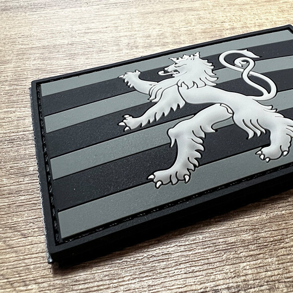 Badge PVC Roude Leiw Grey Rectangle
