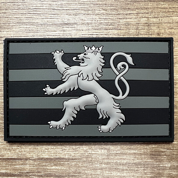 Badge PVC Roude Leiw Grey Rectangle