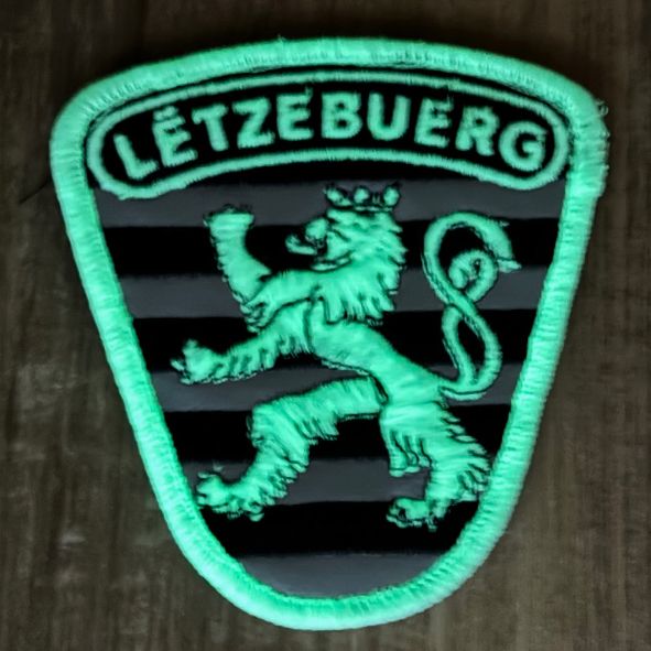 Badge Roude Leiw Glow in the Dark/ Retroréfléchissant