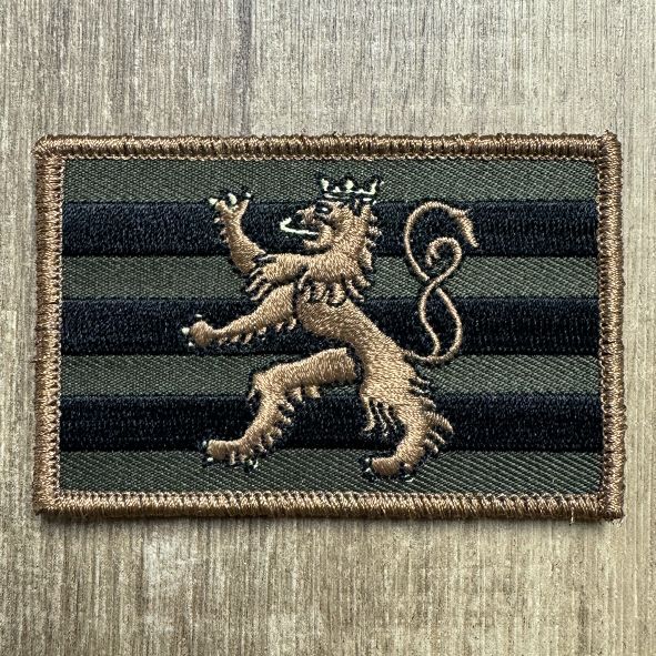 Badge Roude Leiw Maron foncé Rectangle