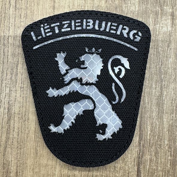 Badge Laser Cut Roude Leiw Black and White