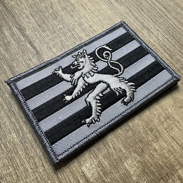 Badge Roude Leiw Grey Rectangle