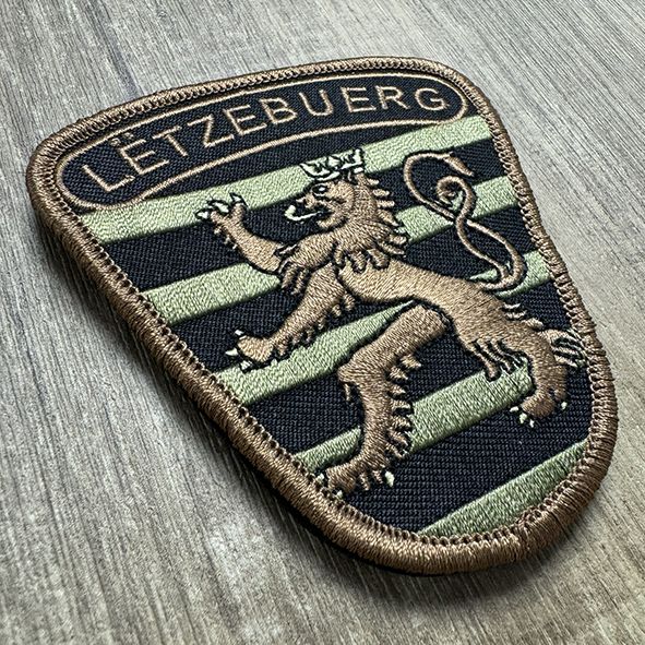 Badge Roude Leiw Maron foncé