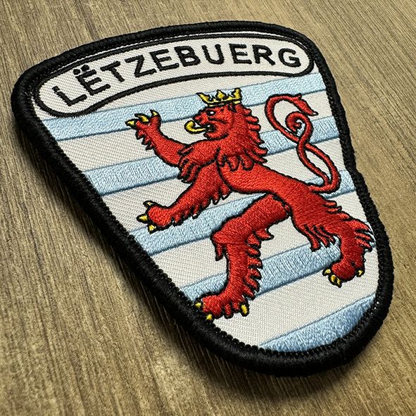 Badge Luxembourg Roude Leiw