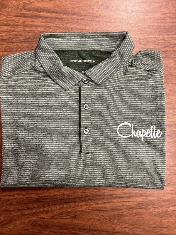 Men&#39;s Green Striped Polo