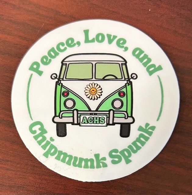 Peace, Love Sticker