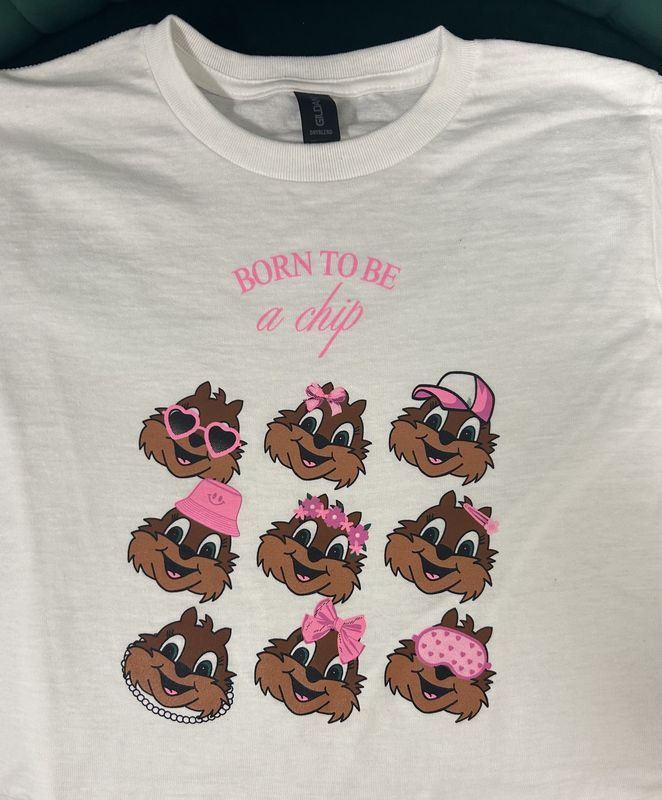 BORN TO BE a chip kids t-shirt
