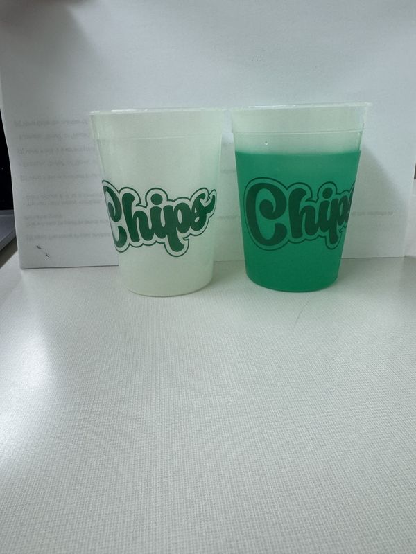 Color Changing Cup- White to Green
