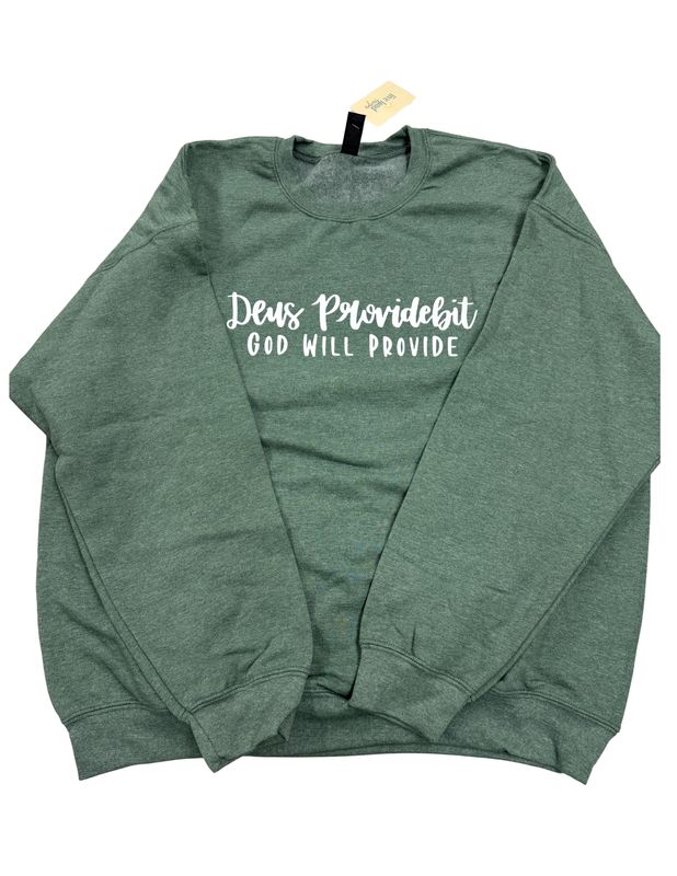 Green Deus Providebit Sweatshirt