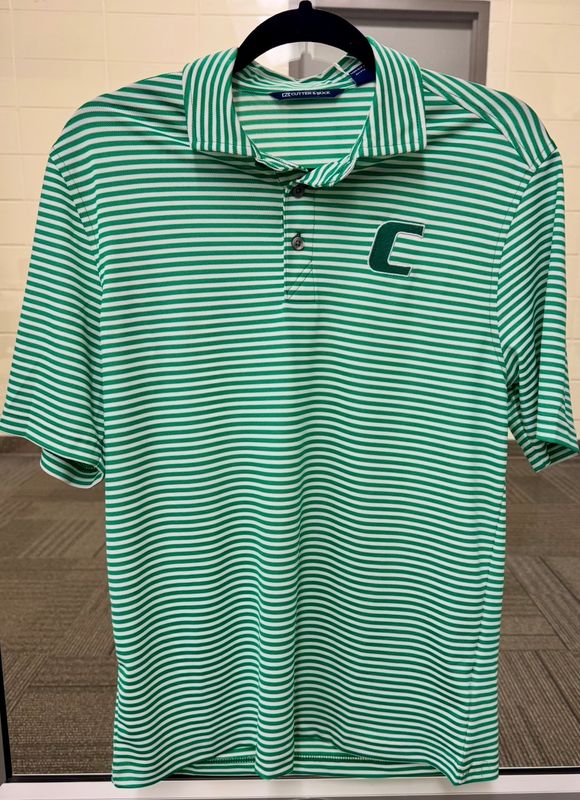Men's Striped Pique Polo