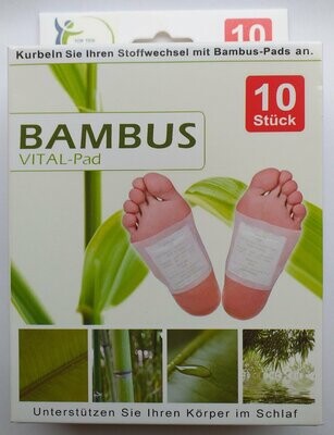 BAMBUS VITAL Pad - 1x10 Unterstützung des Stoffwechsels auf natürlichem Wege und mehr