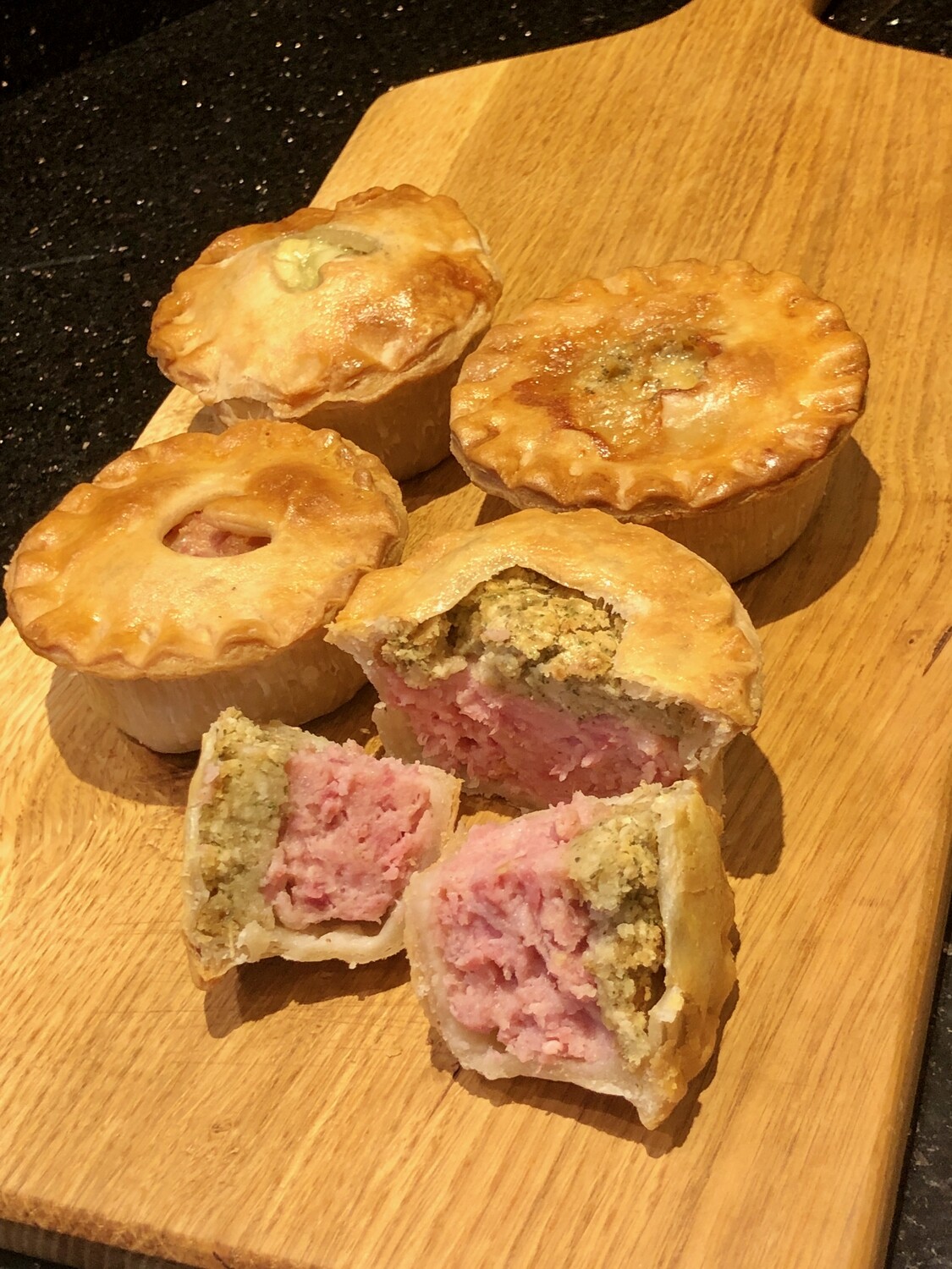 4 Mixed and Matched Pies - Unbaked Frozen