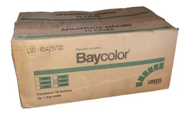 Baycolor Pigmento Importado Oxido Polvo Caja 10 Unds Brasil