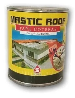 Cemento Asfáltico Tapa Goteras Mastic Roof 1/4 Galón