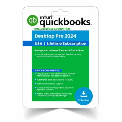 QuickBooks Desktop Pro Plus 2024 | Lifetime Activation