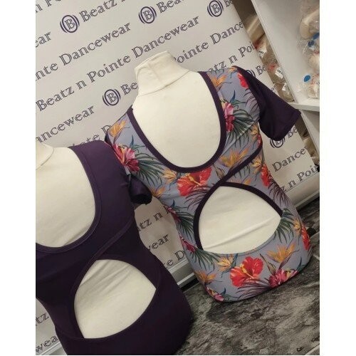 Aubergine Floral