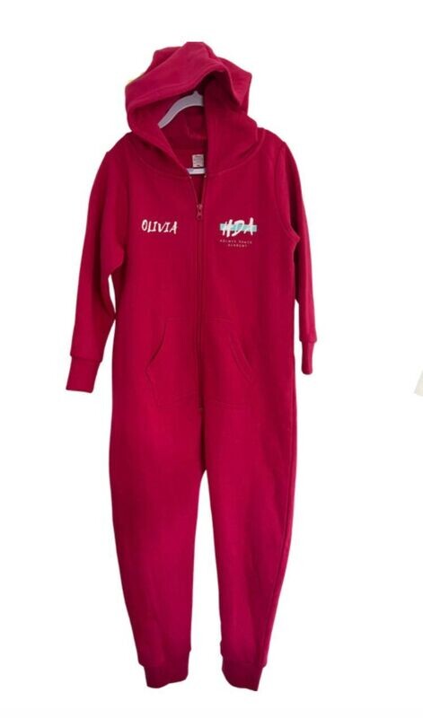 HDA Personalised Onesie in Black or Pink
