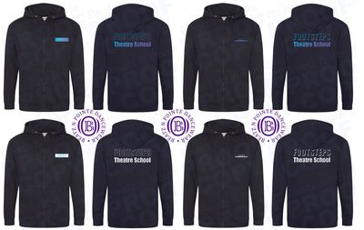 footsteps Zip hoodie