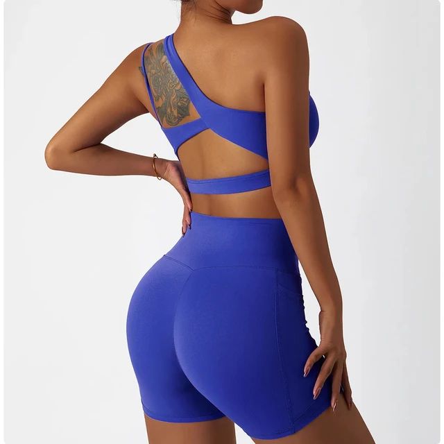 Royal blue shorts
