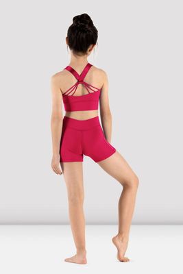 Girls Mirella Majesty Cross Back Crop Top Girls Mirella Majesty Cross Back Crop Top