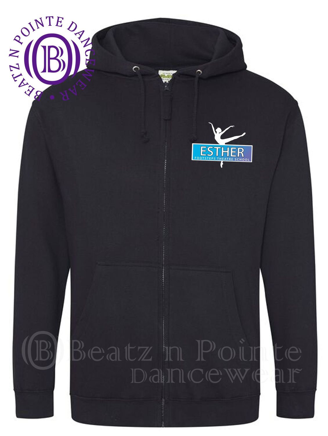 Footsteps zip hoodie Footsteps zip hoodie