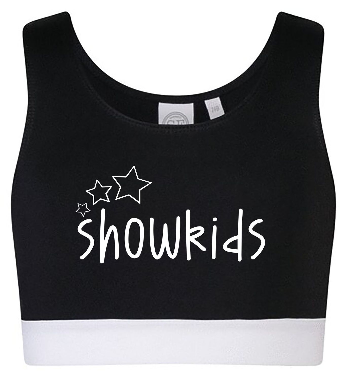 Showkids black/white crop top Showkids black/white crop top
