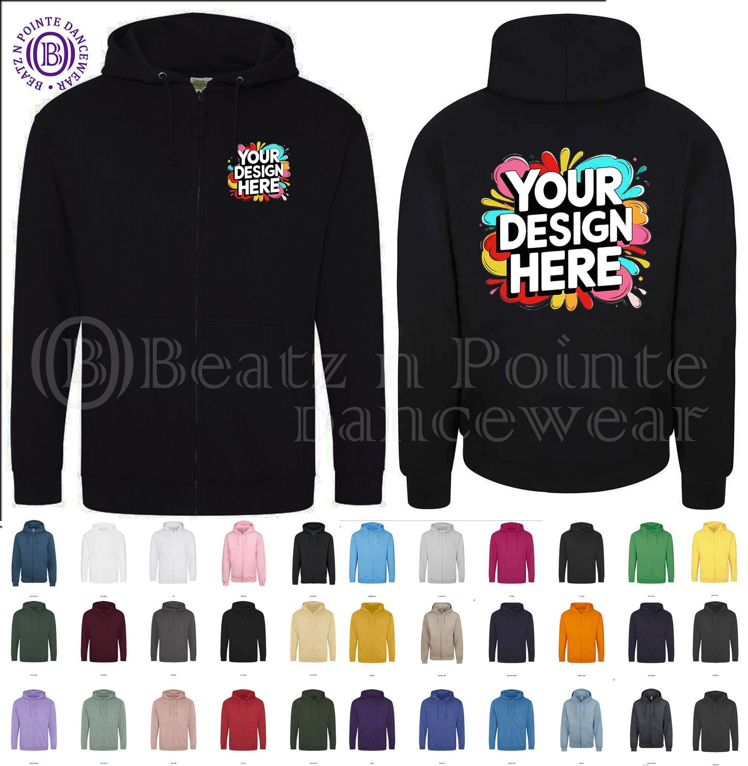 Zip hoodie