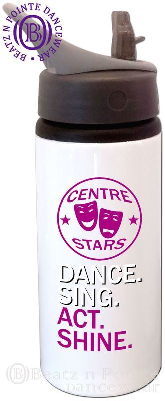 Centre Stars aluminium sports bottle
