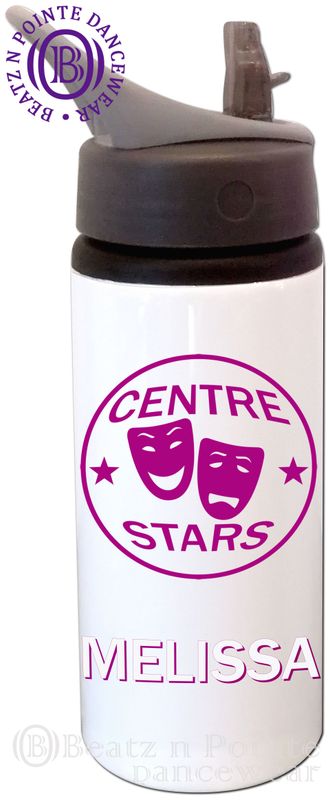 Centre Stars aluminium sports bottle