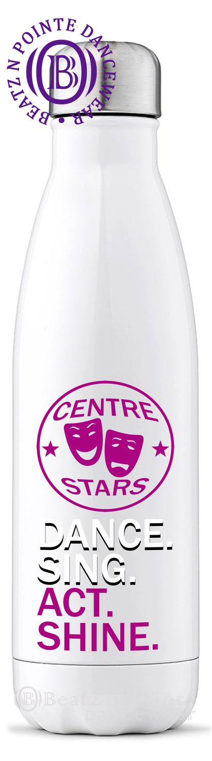 Centre Stars stainless steel skittle bottle Centre Stars stainless steel skittle bottle