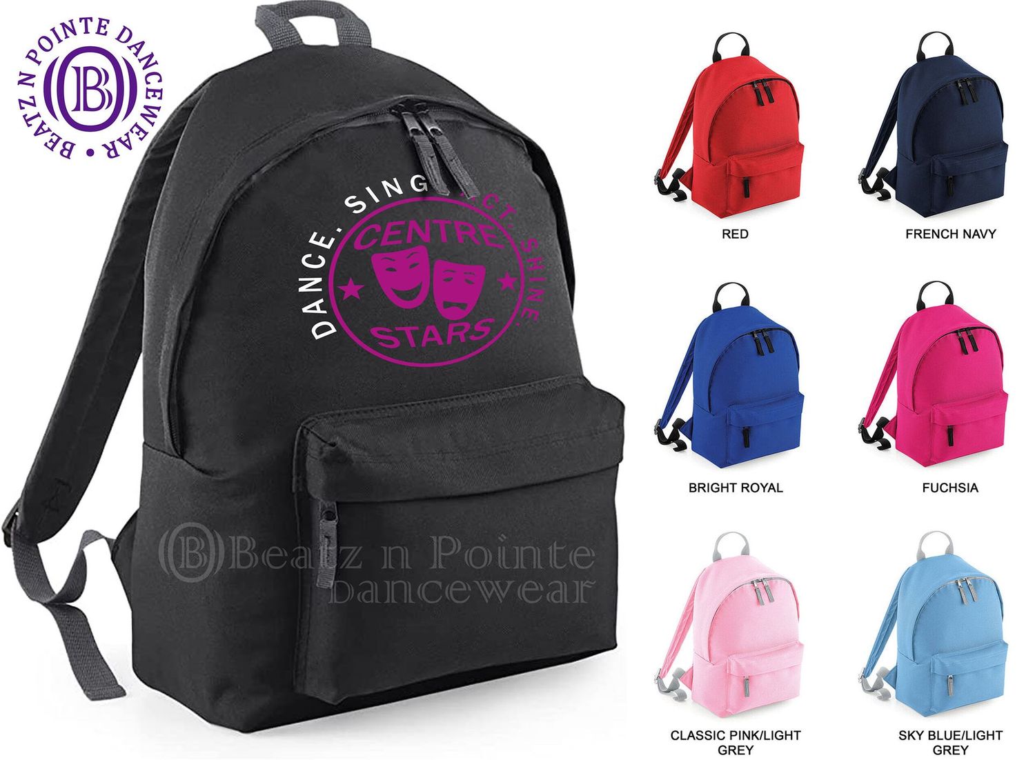 Centre Stars branded backpack Centre Stars branded backpack
