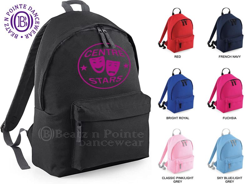 Centre Stars branded backpack