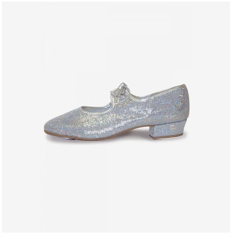 Silver glitter tap shoes Silver glitter tap shoes