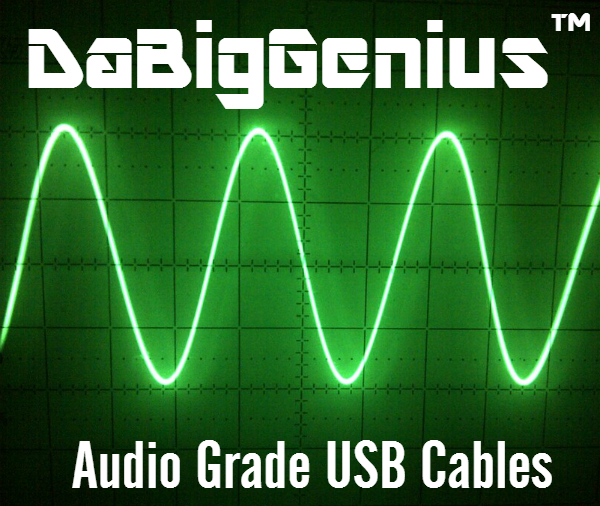 DaBigGenius(TM) Audio Grade USB Cable Type B