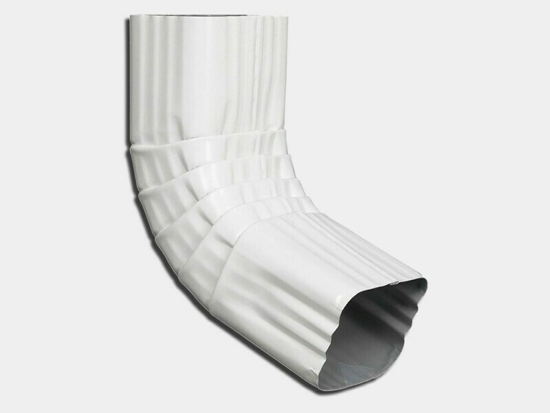 Square Corrugated Kynar Steel Elbow (A) Style